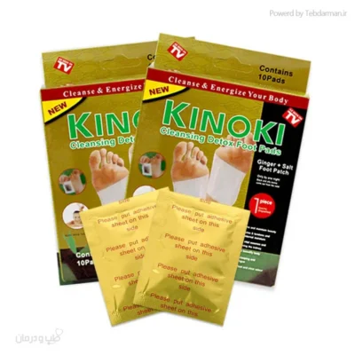 پد دفع سموم بدن کینوکی طلایی Kinoki Gold نسخه ارتقا یافته پد های دفع سموم میباشد که به استفاده از ترکیبات قوی تر عمل سم زدایی در بدن را سرعت بخشیده